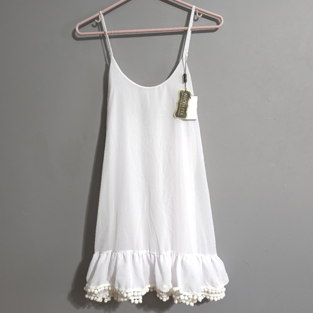 NWT Nicolita Cuban swimwear swim cover up women's size L